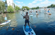 stand up paddleboarding teambuilding